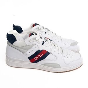 Polo Ralph Lauren. Court Mid Pro Trainer Shoe.